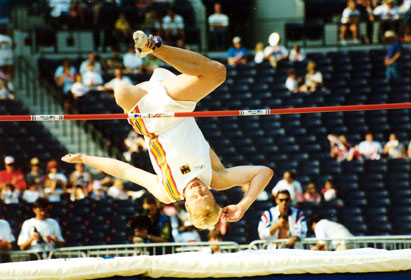 Gunther Belitz, Hochsprung Weltmeister von 1986 und 1994 sowie Dritter der Paralympics 2000