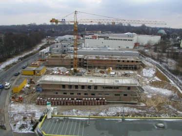 Baufortschritt Nebenwache 26.01.2005