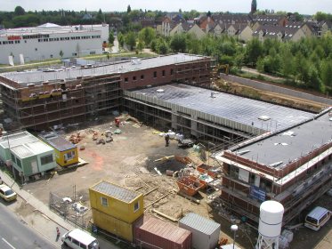 Baufortschritt Nebenwache 11.05.2005