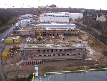 Baufortschritt Nebenwache 19.01.2005