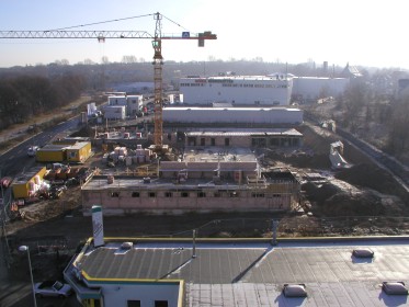 Baufortschritt Nebenwache 20.12.2004