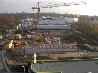 Baufortschritt Nebenwache 30.11.2004