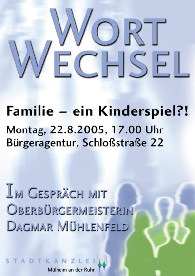 Flyer Wortwechsel