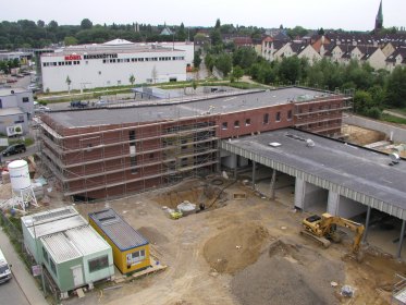 Baufortschritt Nebenwache 03.06.2005
