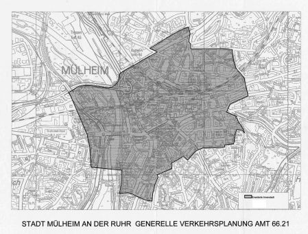 Stellplatzablösung    Gebietszonen - Lageplan