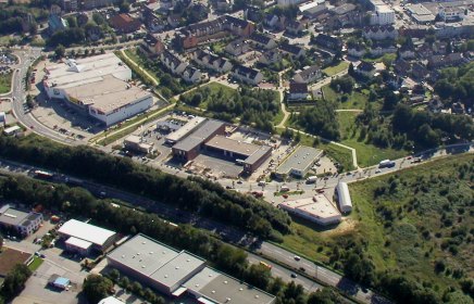 Luftbild, Baufortschritt Nebenwache, An der Seilfahrt