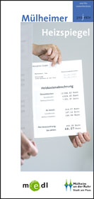 Flyer �Mülheimer Heizspiegel� Titelseite