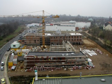 Baufortschritt Nebenwache Stand 29.03.2005