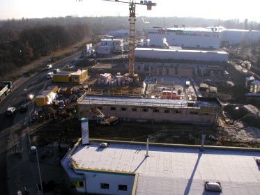 Baufortschritt Nebenwache 10.12.2004