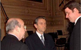 v.l.n.r. Bürgermeister Jean Germain, Jean Royer und Oberbürgermeister Dr. Jens Baganz