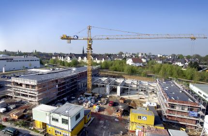 Baufortschritt Nebenwache 22.04.2005
