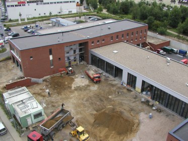 Baufortschritt Stand 10.08.2005