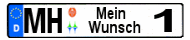 Wunschkennzeichen online reservieren!