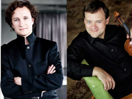 Am 20.11.2019 treten Martin Helmchen und Frank Peter Zimmermann in der Stadthalle Mülheim an der Ruhr auf. - Klavier-Festival Ruhr