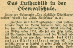 Zeitungsausschnitt aus der Akte des Stadtarchivs Mülheim an der Ruhr 1203 / 110