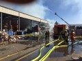 Brand in Papierlager auf der Ruhrorter Straße - Einsatzkräfte der Feuerwehr sind vor Ort - Quelle/Autor: Thorsten Drewes