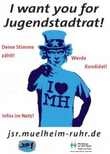 Allgemeines Plakat zur Jugendstadtratswahl - Kanditaten gesucht!
