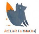 Logo des Atelier Farbfuchs, entworfen von Juliane Moes und Anja Neumann