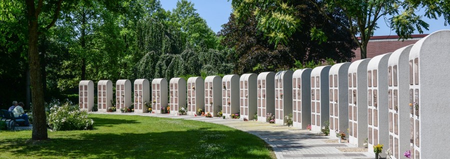 Urnenkammern Friedhof Styrum in Mülheim an der Ruhr - Walter Schernstein