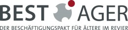 Logo von BEST AGER - dem Beschäftigungspakt für Ältere im Revier. In Mülheim sitzt der Job-Club in der Kaiserstraße 20.