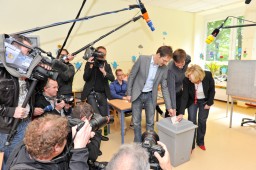 Landtagswahl. 13.05.2012 Foto: Walter Schernstein