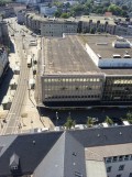 Ehemaliges Kaufhofgebäude: Ansicht vom Rathausturm - Quelle/Autor: Volker Wiebels