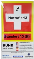 RuSIS-Hinweisschild: Ruhr-Standort-Informationssystem