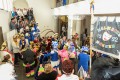 Karneval, Möhnensturm auf das Rathaus mit Schlüsselübergabe im Historischen Rathaus, Foyer Standesamt.
08.02.2018
Foto: Walter Schernstein - Quelle/Autor: Walter Schernstein