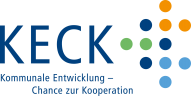 Logos des Projekts KECK Kommunale Entwicklung  Chance zur Kooperation
