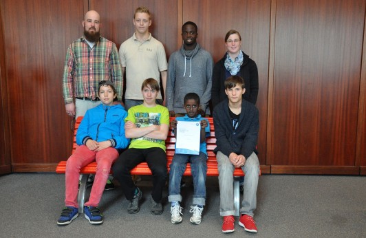 Die Rembergschule beteiligte sich 2014 erstmals am Sportabzeichen-Wettbewerb des MSB  