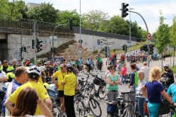 Stadtradeln 2016 in Mülheim an der Ruhr  ein voller Erfolg: Viele Radlerinnen und Radler nahmen teil.