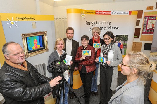 Thermographie-Aktion, Wertstadt. 13.12.2012 Foto: Walter Schernstein