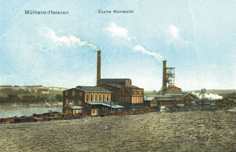 Bergbau in Mülheim: Zeche Humboldt in Heißen um 1900
