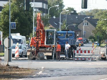 Baustelle Mellinghofer / Zechenbahn