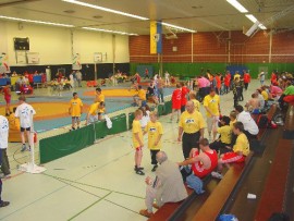 Ringen in der Sporthalle Boverstraße im Rahmen der Ruhrolympiade