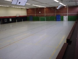 Sportstätten, Sporthallen, Sporthalle von-der-Tann-Straße. Quelle/Autor: Mülheimer SportService Sportstätten, Sporthallen, Sporthalle von-der-Tann-Straße