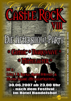 CR 8, Castle Rock Aftershow-Party,Mülheim an der Ruhr, Hotel Handelshof 