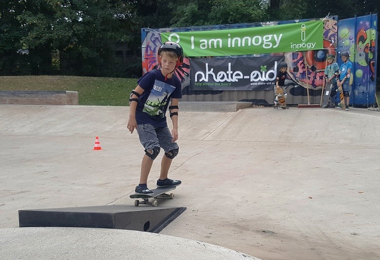 innogy-Skatecamp begeistert Kinder für das Skateboard-Fahren - Jonas Höhmann