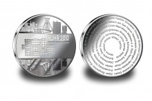 RUHR 2010-Medaille der Firma Euromint in silber