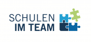 Logo zum Modellprojekt Schulen im Team - fördert die Zusammenarbeit der Schulen vor Ort