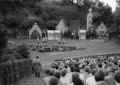 Musikalische Aufführung in der Freilichtbühne an der Dimbeck im Juli 1955