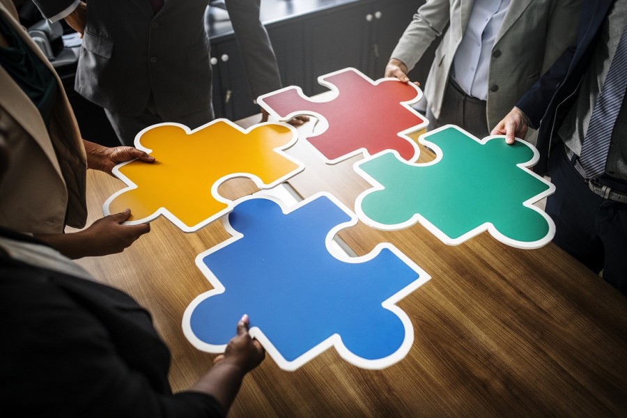 Puzzle, Arbeitgeber, Arbeitnehmer, Arbeitsmarkt, Zusammenführung, Zusammenarbeit - Pixabay