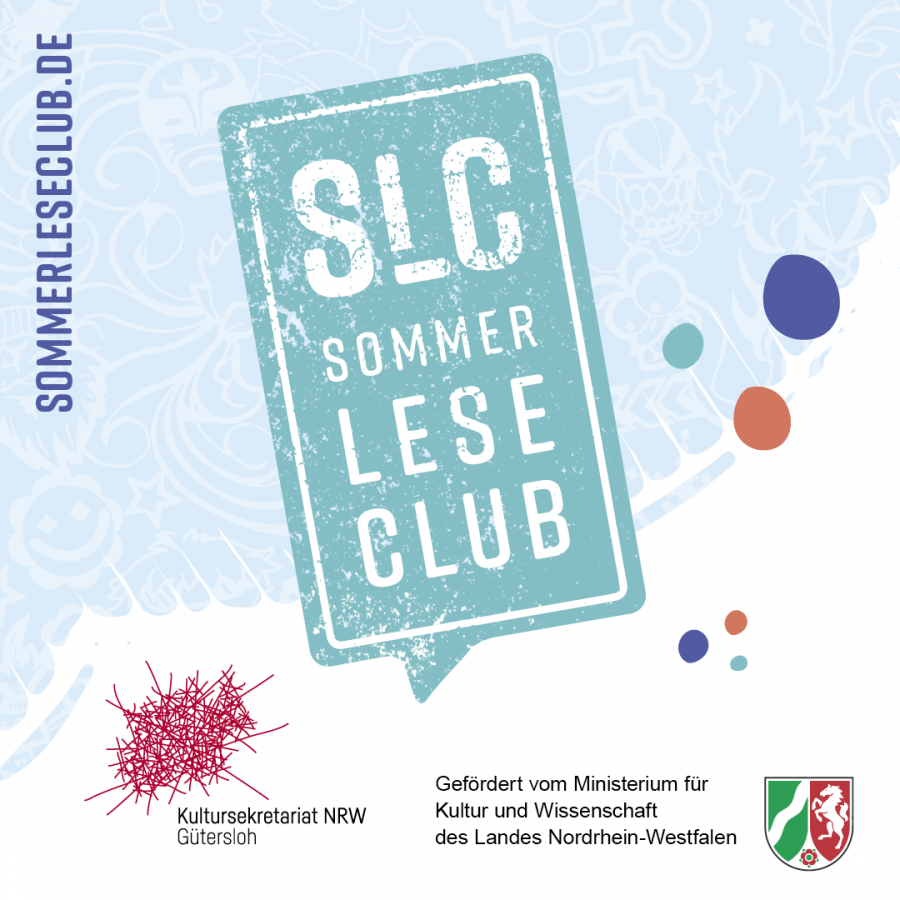 Werbung für den diesjährigen SommerLeseClub, SLC 2022 - SommerLeseClub