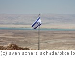 Israel-Flagge: Mülheim pflegt ebenfalls eine Städtpartnerschaft in Irael, mit Kfar Saba