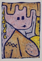 Paul Klee, Mumom als Braut, 1938 | Eitempera auf Nessel, 57 x 39 cm | Kunstmuseum Mülheim an der Ruhr