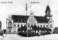 Historische Ansicht des Postgebäudes am Viktoriaplatz (ohne Datierung)