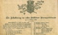 Auszug aus den Vaterstädtischen Blättern Nr. 9 von 1908 über die Vereidigung der 20 Mülheimer Munizipalräte - Stadtarchiv