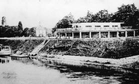 Der Wasserbahnhof in der ersten Bauphase um 1927