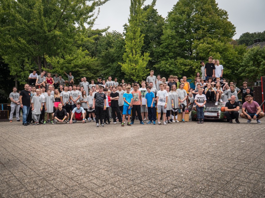 Das Foto zeigt die Teilnehmer der RuhrJam 2017 - TrendSort