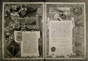 Die Ehrenbürgerurkunde der Stadt Mülheim an der Ruhr für Fürst Otto von Bismarck (1895) 